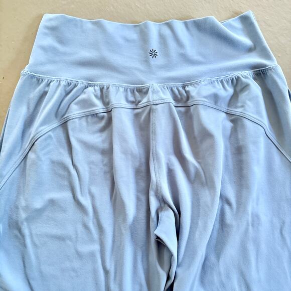 Athleta Salutation Joggers Blue High Rise Size Medium Pockets - Picture 4 of 10